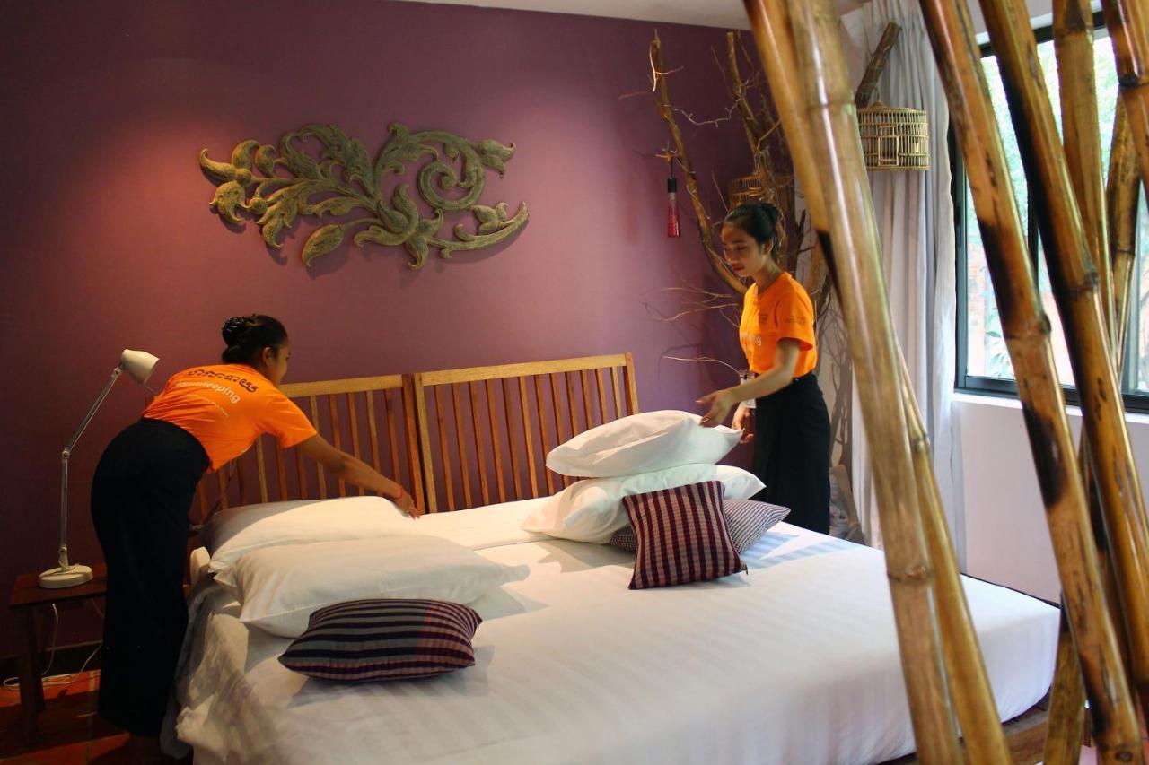 סיאם ריפ Sala Bai Hotel & Restaurant School מראה חיצוני תמונה